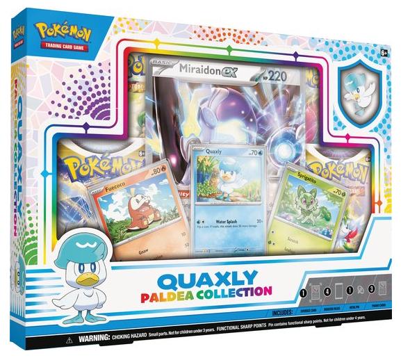 Quaxly Paldea Collection Box Pokemon Scarlet & Violet
