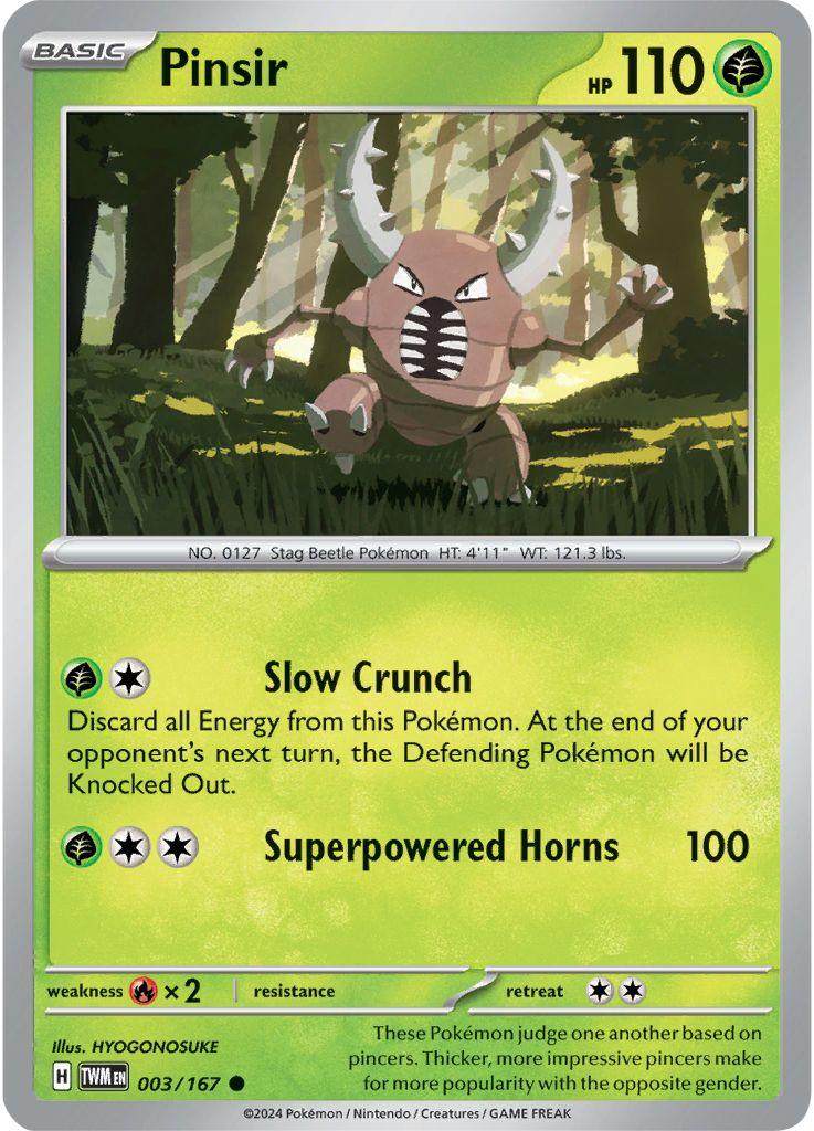 Pinsir #3 Pokemon Twilight Masquerade