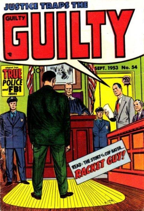 Justice Traps the Guilty #54 (1953) Comic Books Justice Traps the Guilty