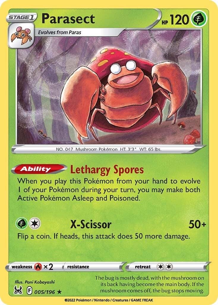 Parasect #5 Pokemon Lost Origin