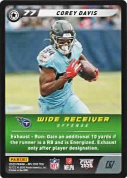 Corey Davis #C67 2020 Panini NFL Five