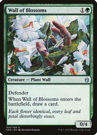 Wall of Blossoms #164 Magic Commander Anthology