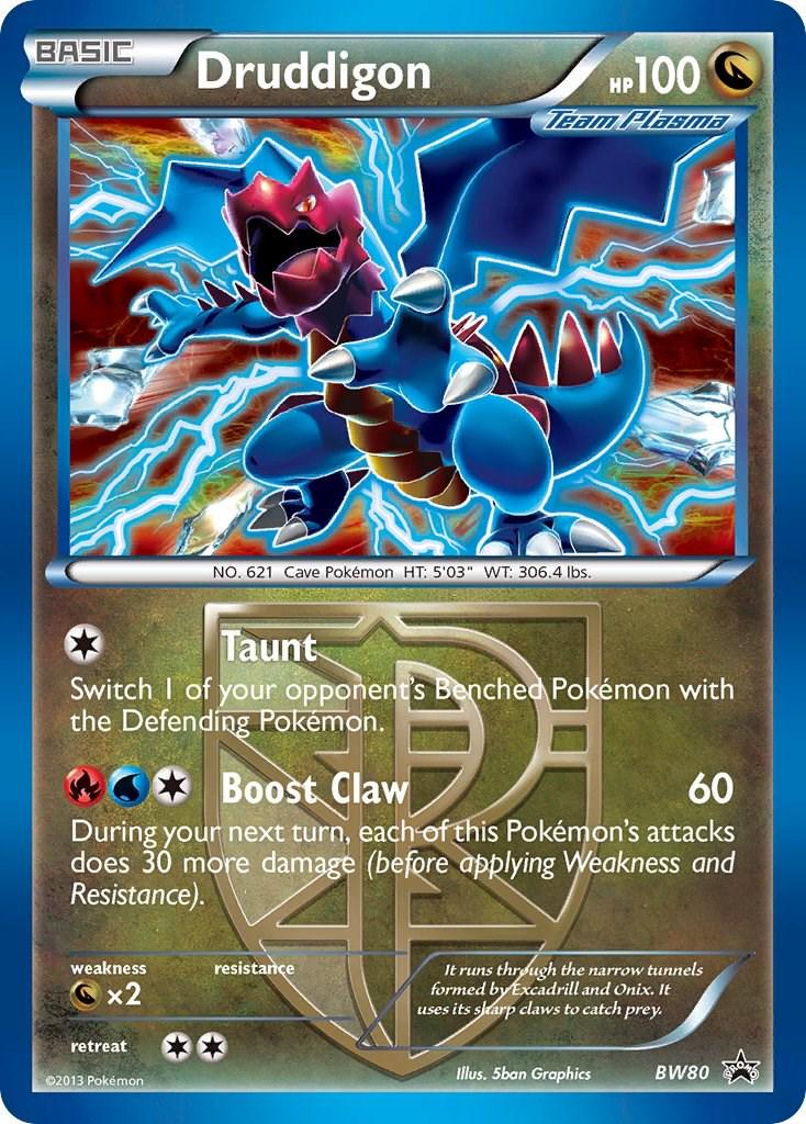 Druddigon #BW80 Pokemon Promo