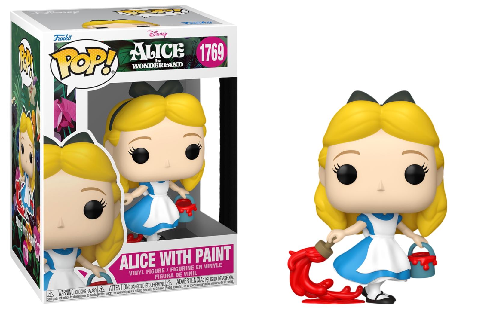 Alice With Paint #1769 Alice in Wonderland Funko Pop box and figure