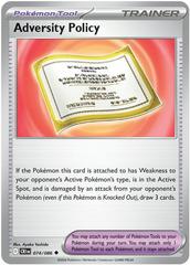 Adversity Policy #74 Pokemon Chaos Rising Prices