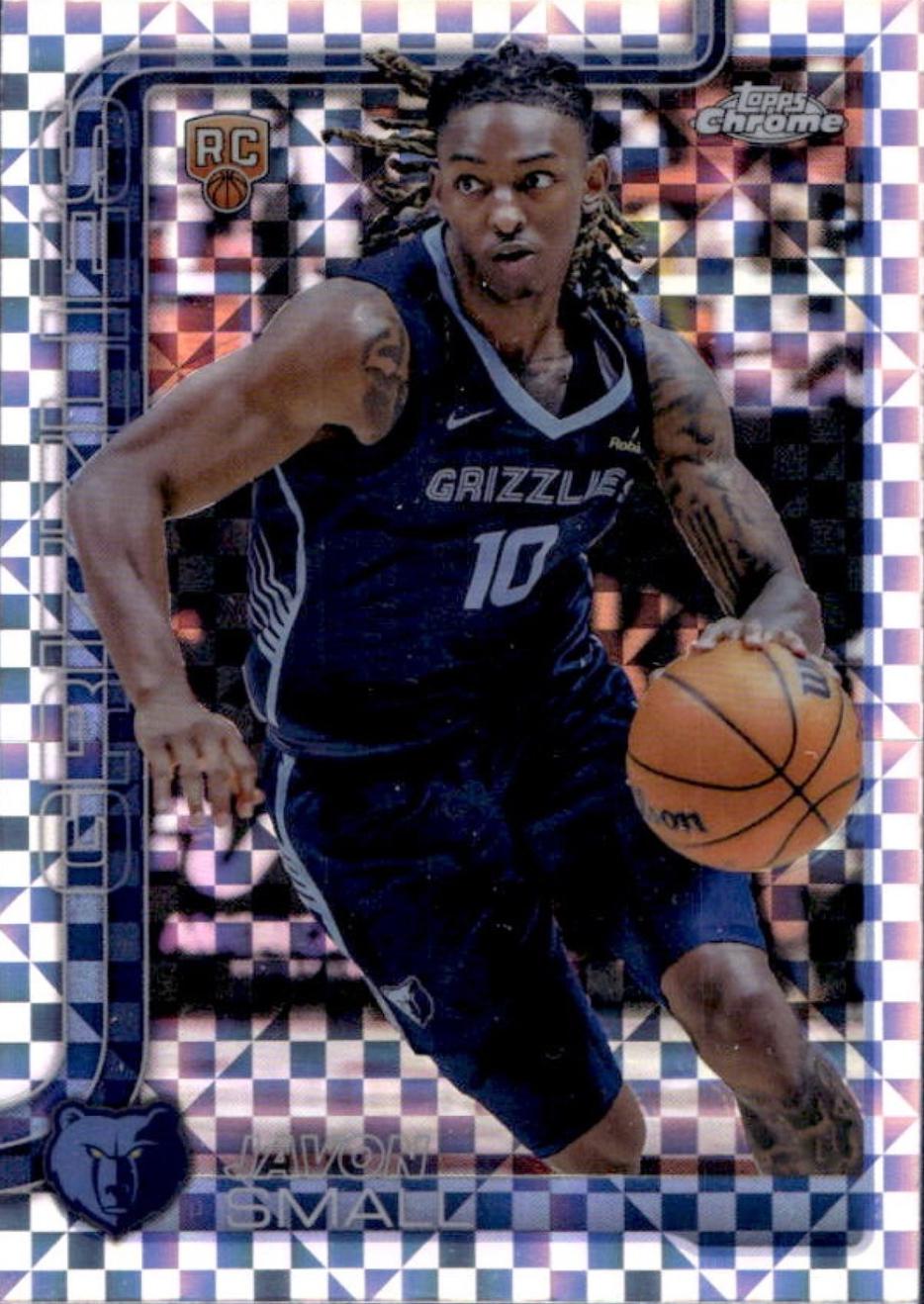 2025 Topps Chrome Javon Small [X-Fractor] #299 card