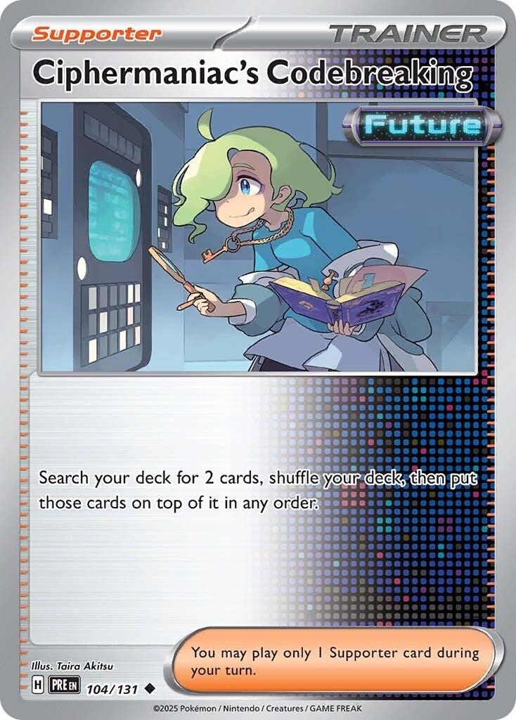 Ciphermaniac's Codebreaking #104 Pokemon Prismatic Evolutions