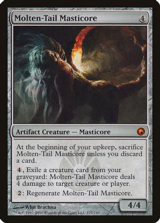Molten-Tail Masticore Magic Scars of Mirrodin