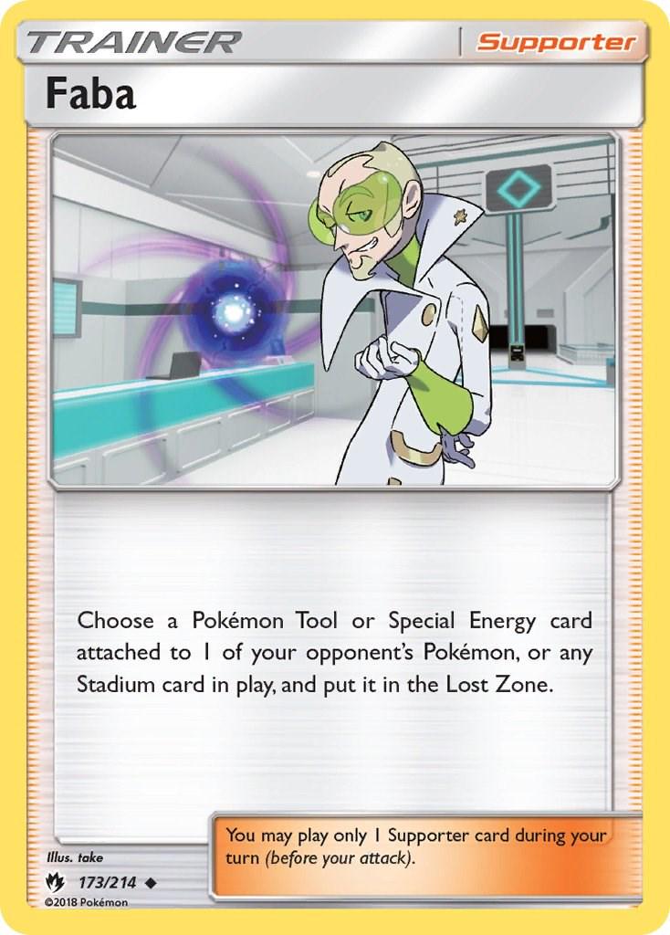 Faba #173 Pokemon Lost Thunder