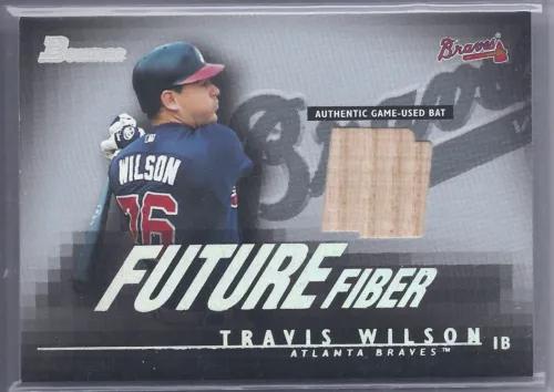 Travis Wilson #FF-TW Baseball Cards 2003 Bowman Future Fiber Bat