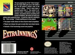 Extra Innings - Back | Extra Innings Super Nintendo