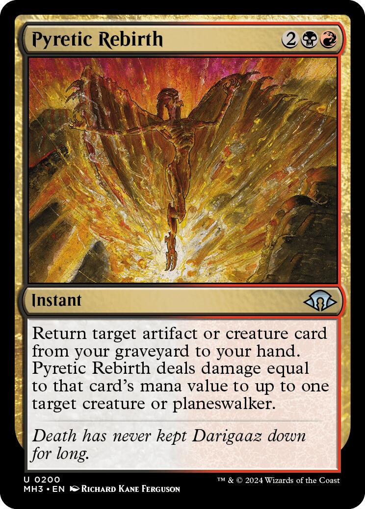 Pyretic Rebirth #200 Magic Modern Horizons 3