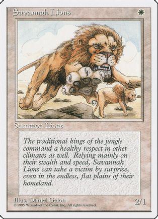 Savannah Lions Magic 4th Edition