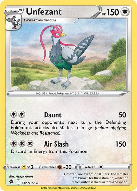 Unfezant #145 Pokemon Rebel Clash