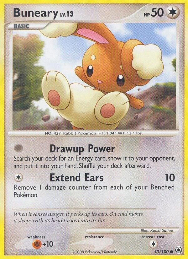 Buneary #53 Pokemon Majestic Dawn