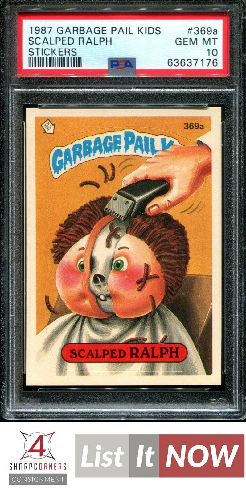 Scalped RALPH #369a 1987 Garbage Pail Kids