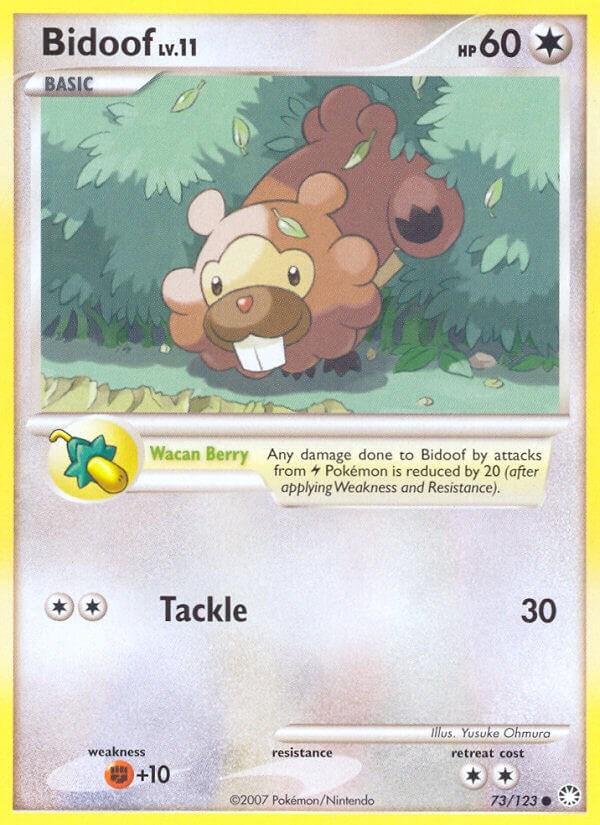 Bidoof #73 Pokemon Mysterious Treasures