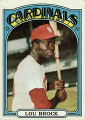 Lou Brock #200 Baseball Cards 1972 Topps Prices