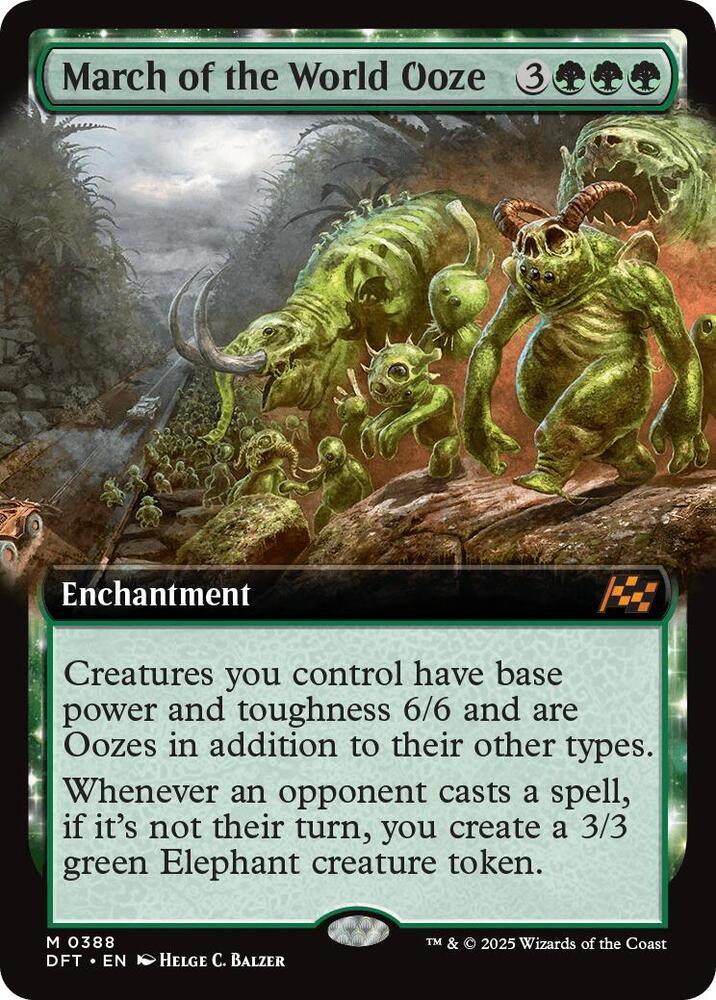 March of the World Ooze [Foil] #388 Prices | Magic Aetherdrift