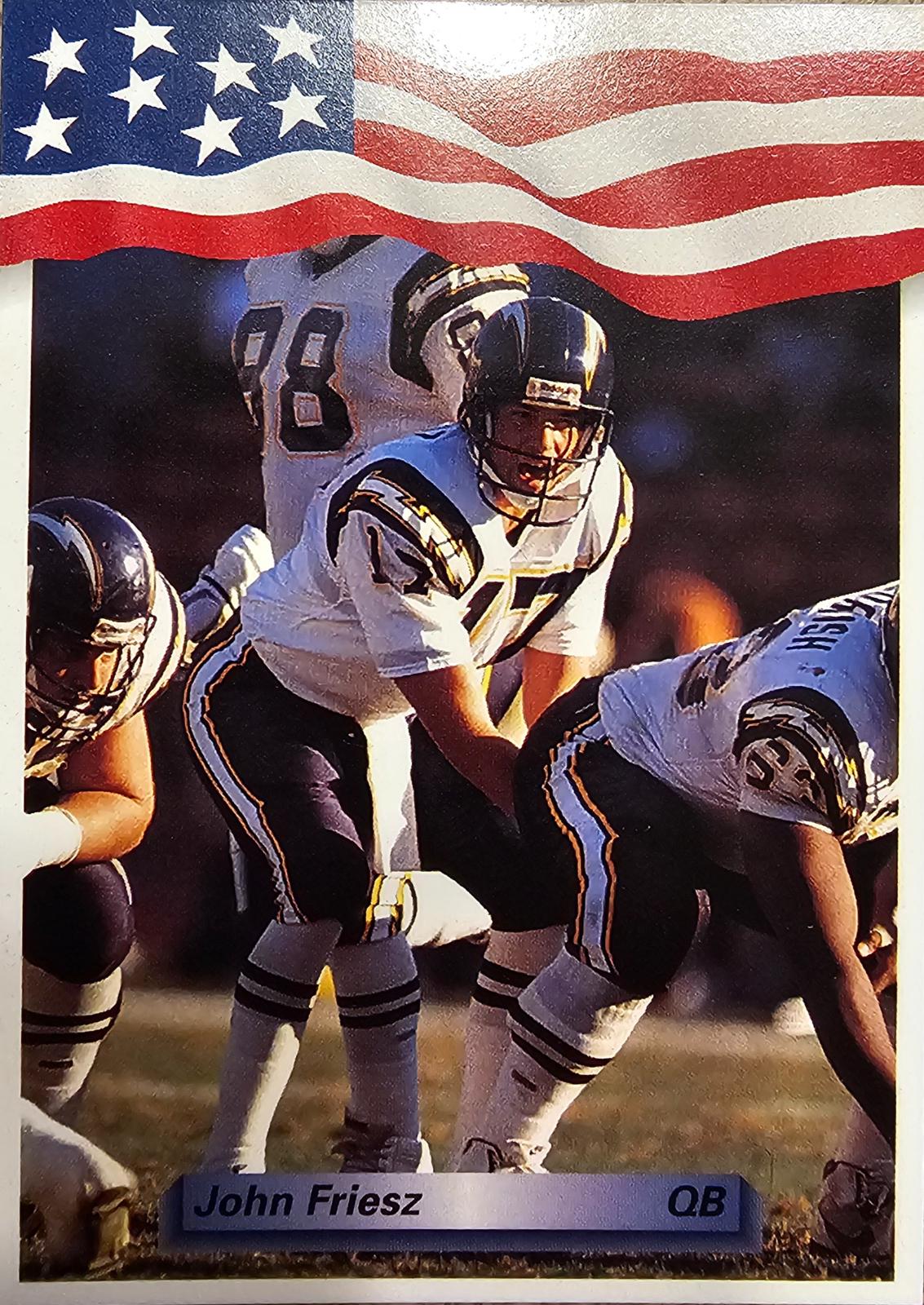 John Friesz #161 1992 All World Football