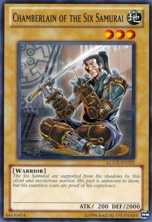 Chamberlain of the Six Samurai LCGX-EN222 YuGiOh Legendary Collection 2: The Duel Academy Years Mega Pack
