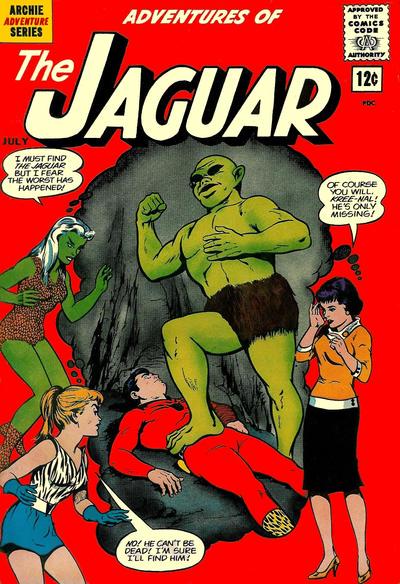 Adventures of the Jaguar #7 (1962) Comic Books Adventures of the Jaguar