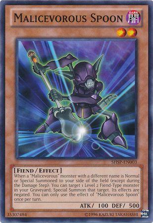 Malicevorous Spoon SHSP-EN003 YuGiOh Shadow Specters