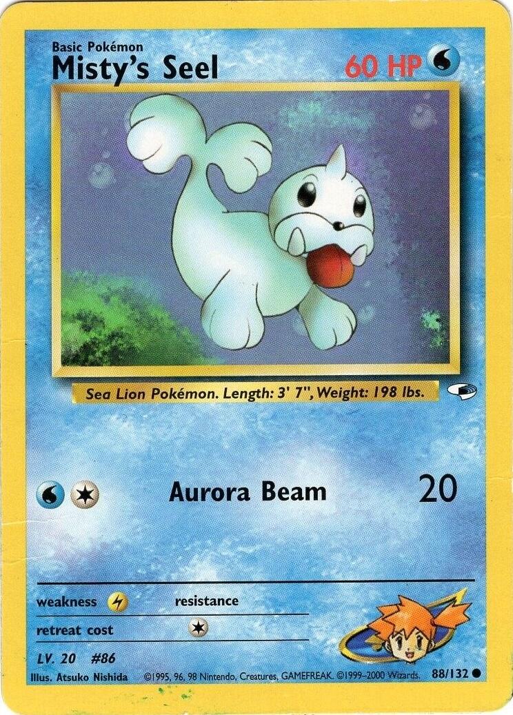 Misty's Seel #88 Pokemon Gym Heroes