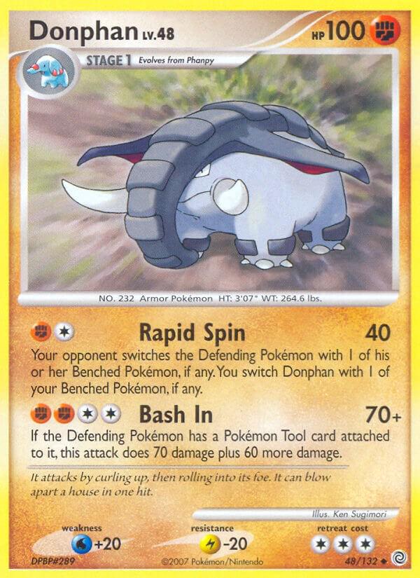 Donphan #48 Pokemon Secret Wonders