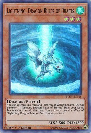 Lightning, Dragon Ruler of Drafts MYFI-EN046 YuGiOh Mystic Fighters