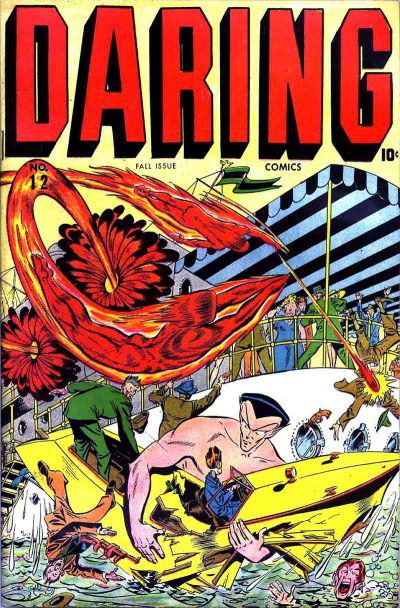 Daring Comics #12 (1945) Comic Books Daring Comics