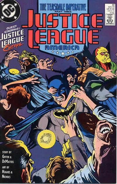 Justice League of America #32 (1989) Comic Books Justice League of America