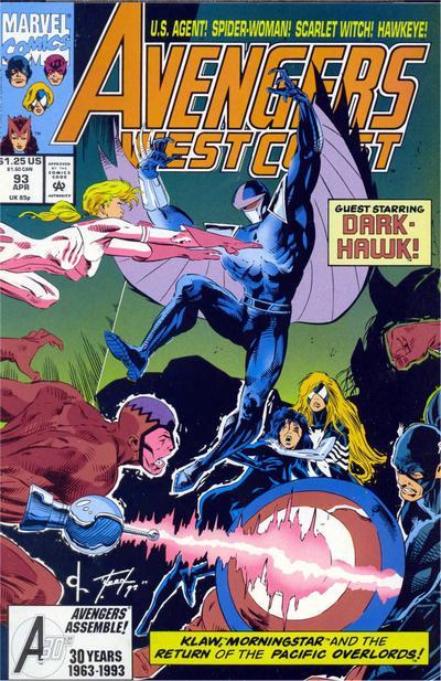 West Coast Avengers #93 (1993) Comic Books West Coast Avengers