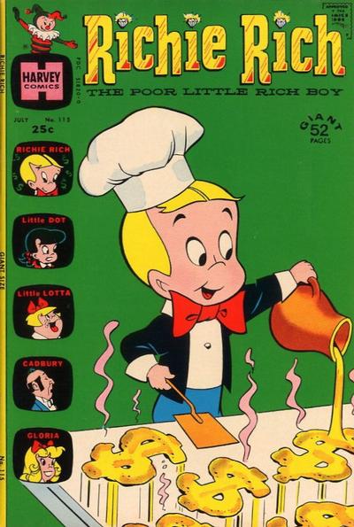 Richie Rich #115 (1972) Comic Books Richie Rich