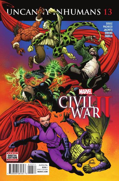 Uncanny Inhumans #13 (2016) Comic Books Uncanny Inhumans