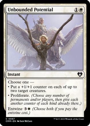 Unbounded Potential #67 Magic Commander Masters