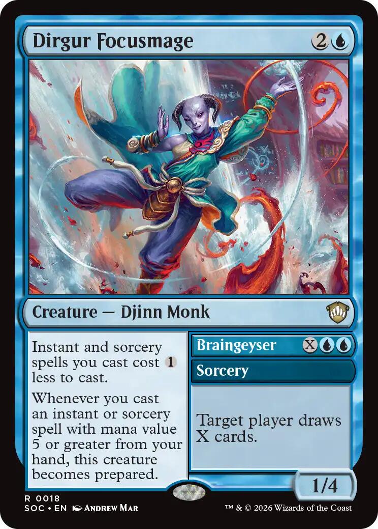 Tap to enlarge Dirgur Focusmage, Magic Secrets of Strixhaven Commander