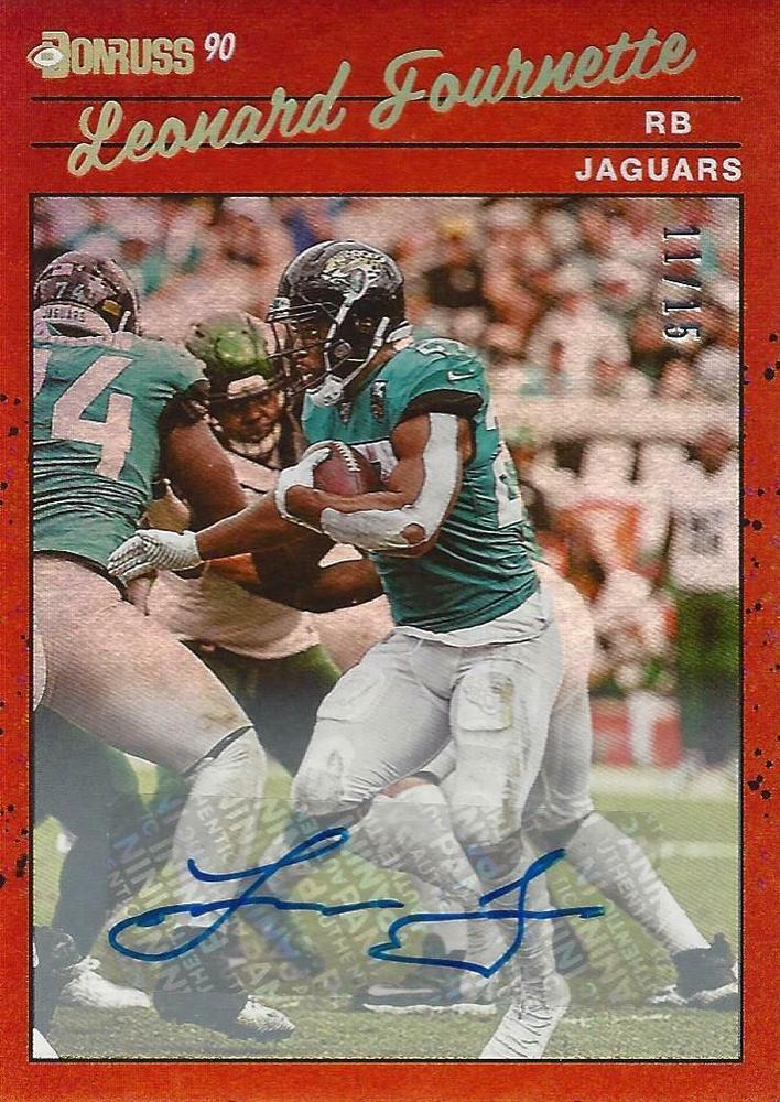 Leonard Fournette #R90-LF 2020 Panini Donruss Retro 1990 Football