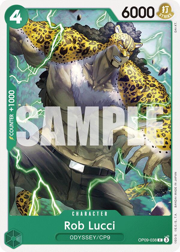 Rob Lucci OP09-038 One Piece Emperors in the New World