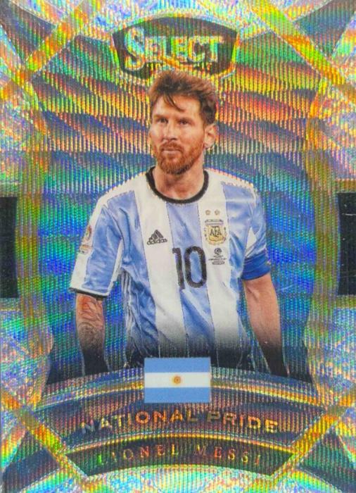 Lionel Messi #2 Soccer Cards 2016 Panini Select National Pride