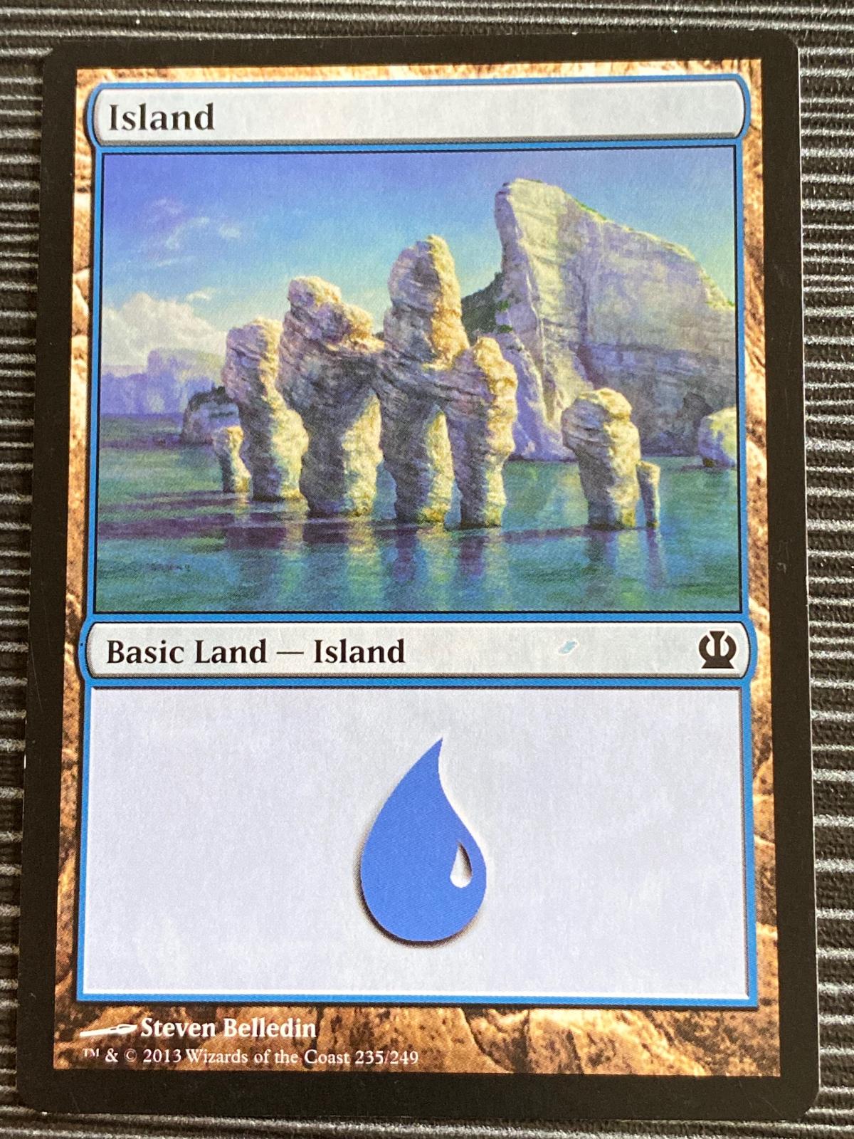 Island #235 Magic Theros