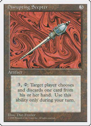 Disrupting Scepter Magic 4th Edition
