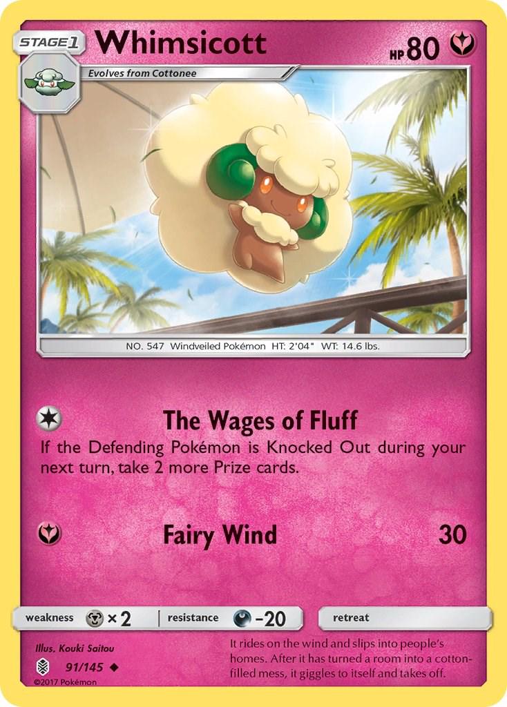 Whimsicott #91 Pokemon Guardians Rising