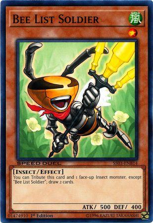 Bee List Soldier SS03-ENB14 YuGiOh Speed Duel Starter Decks: Ultimate Predators