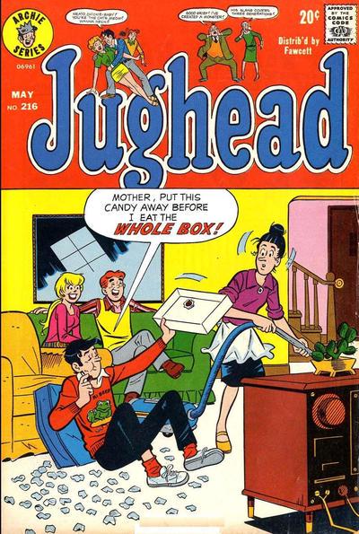 Jughead #216 (1973) Comic Books Jughead