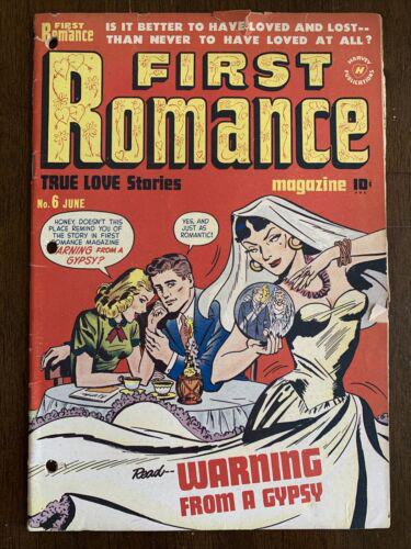 First Romance Magazine #6 (1950) Comic Books First Romance Magazine