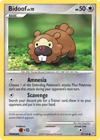 Bidoof #70 Pokemon Diamond & Pearl