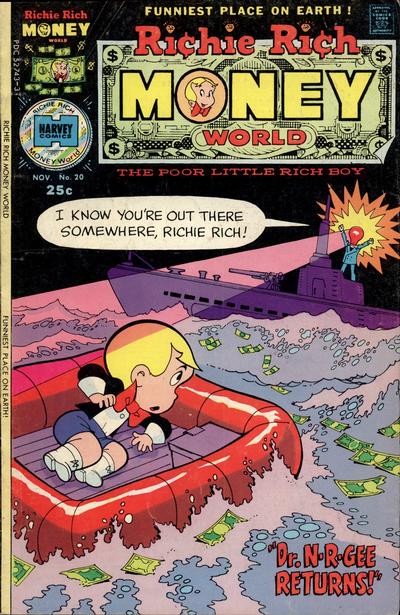 Richie Rich Money World #20 (1975) Comic Books Richie Rich Money World