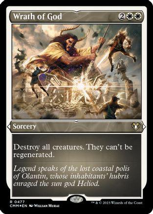 Wrath of God #477 Magic Commander Masters