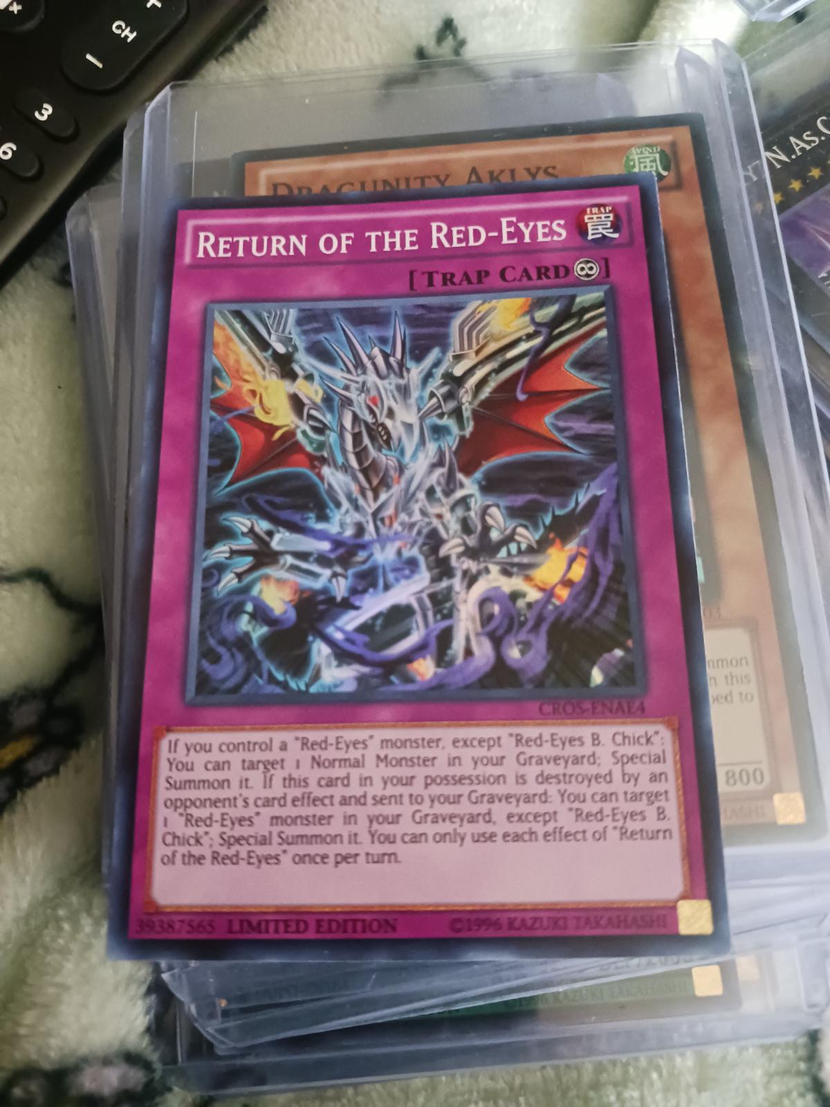 Return of the Red-Eyes CROS-ENAE4 YuGiOh Crossed Souls Advance Edition